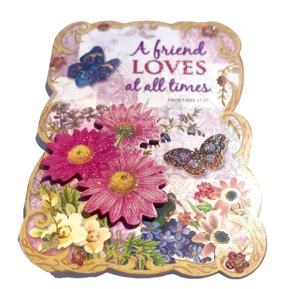 Pooch & Sweetheart Friendship Embellished 3D Scripture Note Cards, 8 ct (96674)